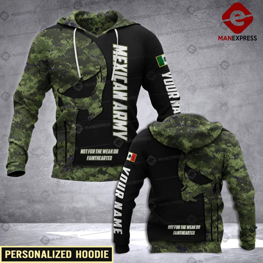 Vh Customized Mexican Army 0203 All-over Pullover Hoodie Print Unisex 557 Style