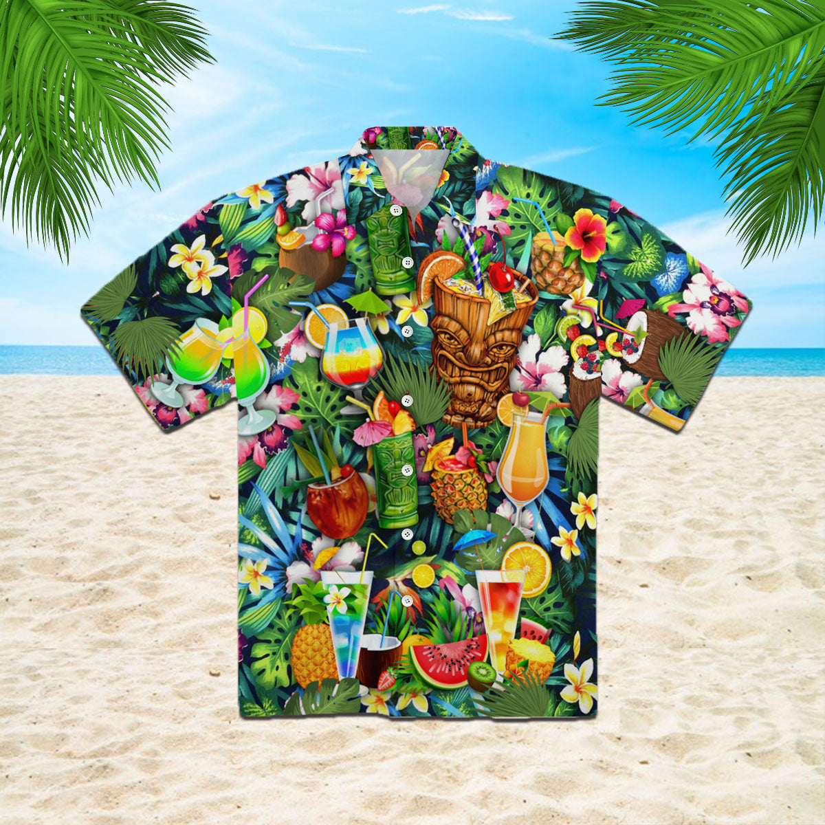 Oragontee Tiki Tropical Hawaii Shirt For Men Women Adult Ha7297