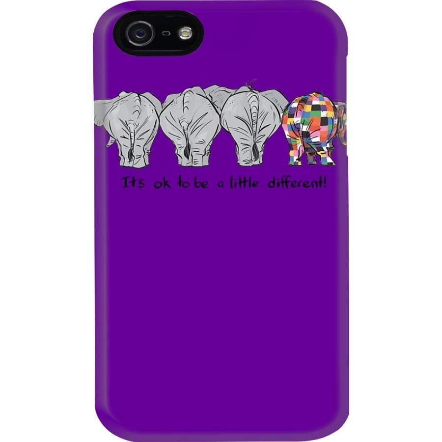 It’s Ok To Be Different For Elephant Lovers Phone case