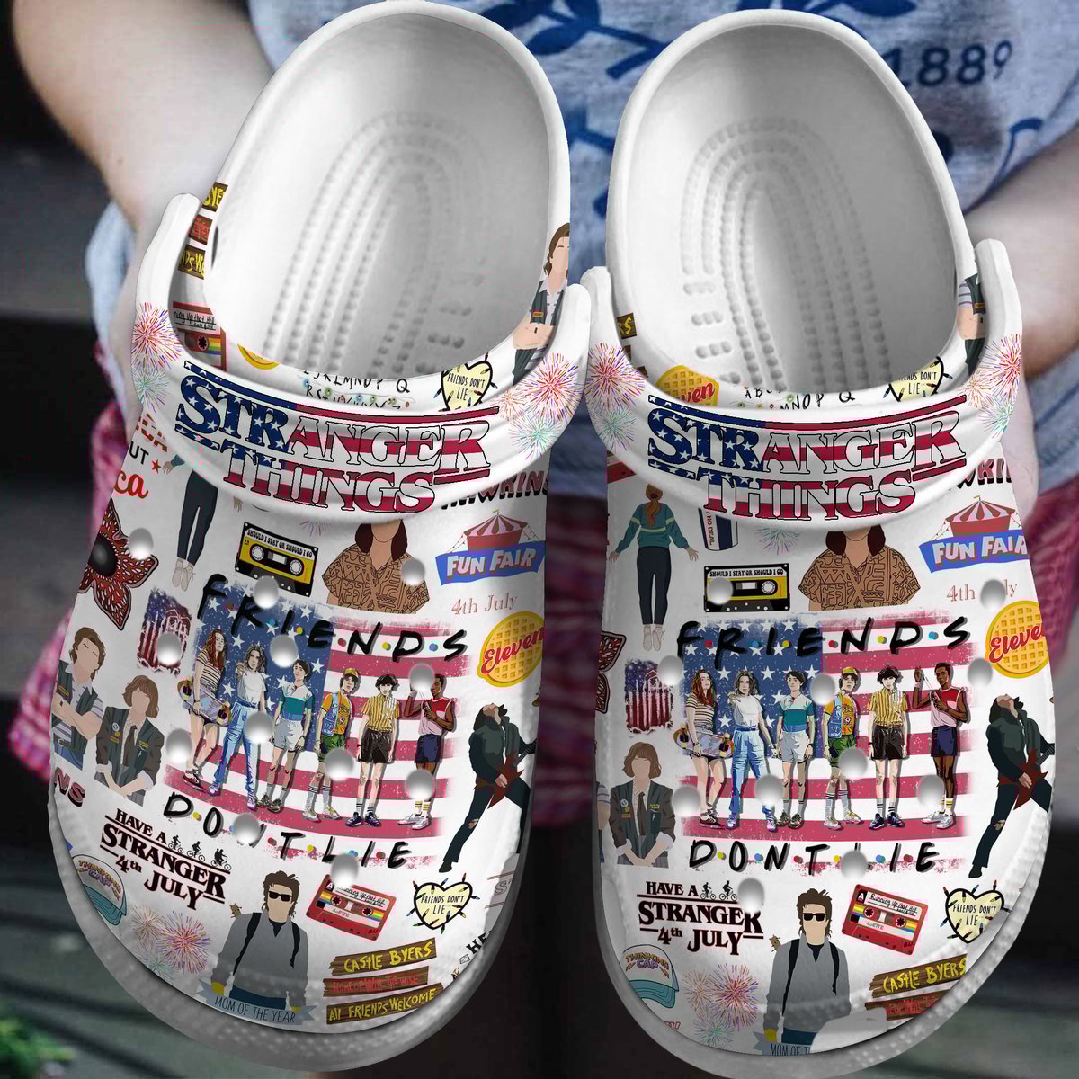 Stranger Things Tv Series Crocss Clogs For Men Women And Kid Rje5Ubcm