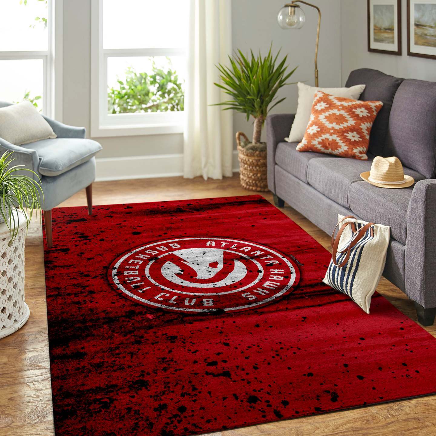 The 20 Rug Atlanta Hawks Rug Basketball Floor Decor