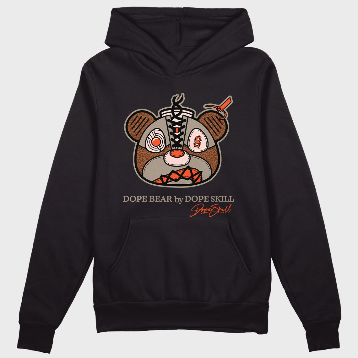 Jordan 3 “Desert Elephant” Dopeskill Hoodie Sneaker Bear Head Graphic