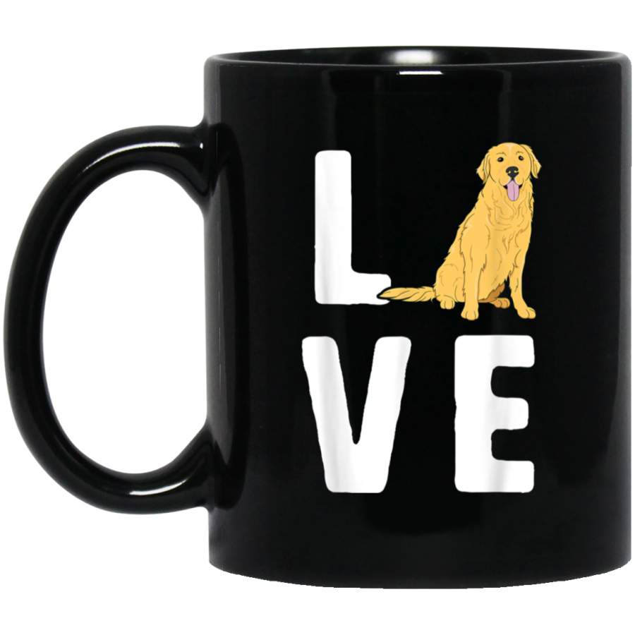 LOVE Golden Retrievers Dog Mama Mom Mother Puppy Owner Mug