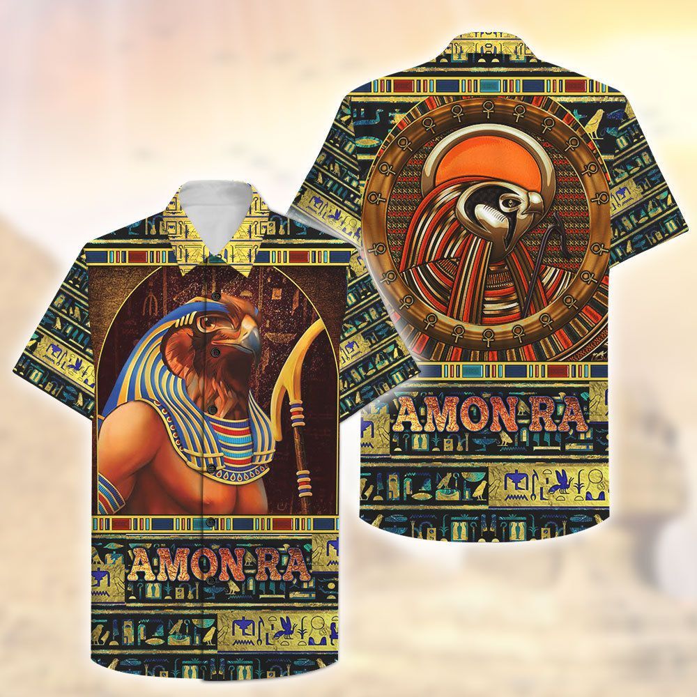 Ancient Egypt God Ra Printed Hawaii Shirt 3000 Bce Ha63214