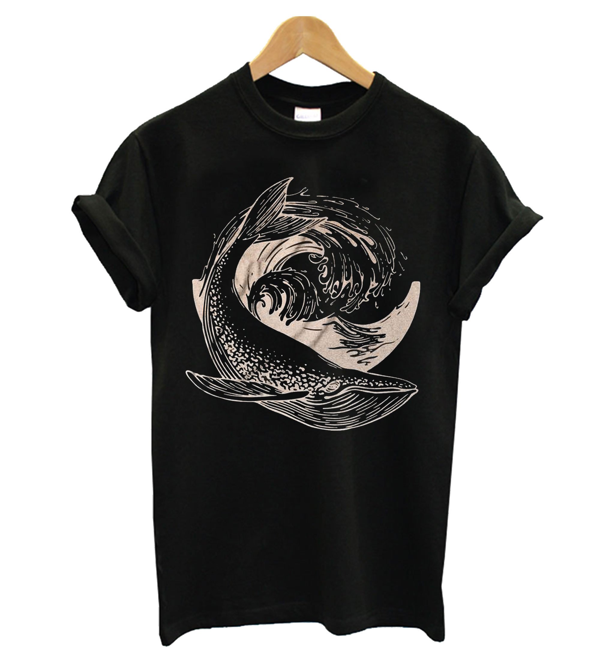 Whale Graphic Men’s T-Shirt Tee