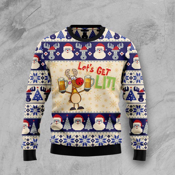 Beer Ugly Christmas Sweater | For Men & Women | Adult | Us1849