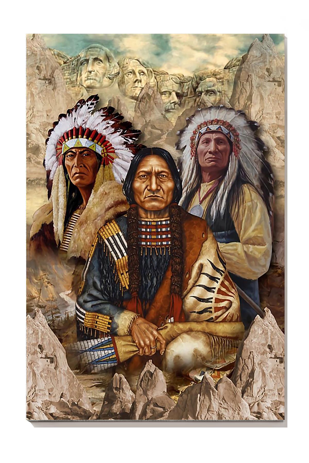 American Indian Home Decor Wall Art For Indigenous Americans Canvas