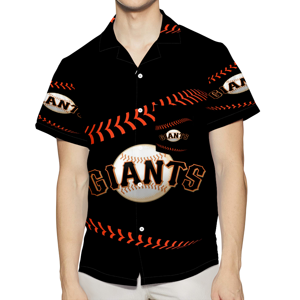 San Francisco Giants Art 2 3D All Over Print Summer Beach Hawaiian Shirt With Pocket