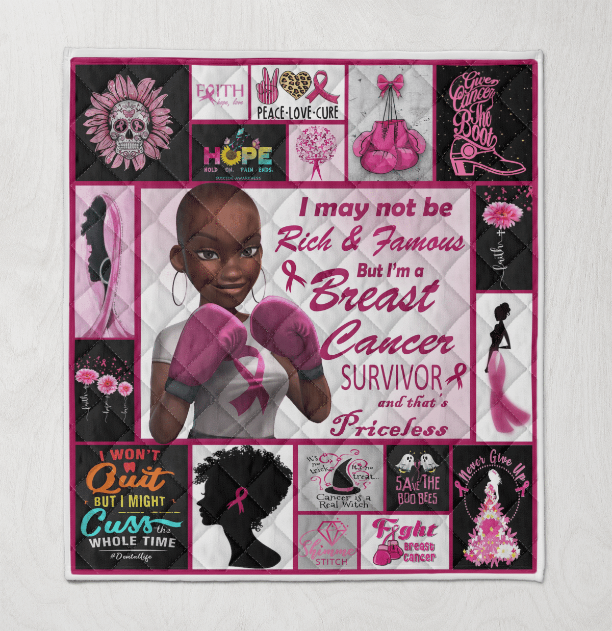 Quilt For Black Girl Breast Cancer Quilt