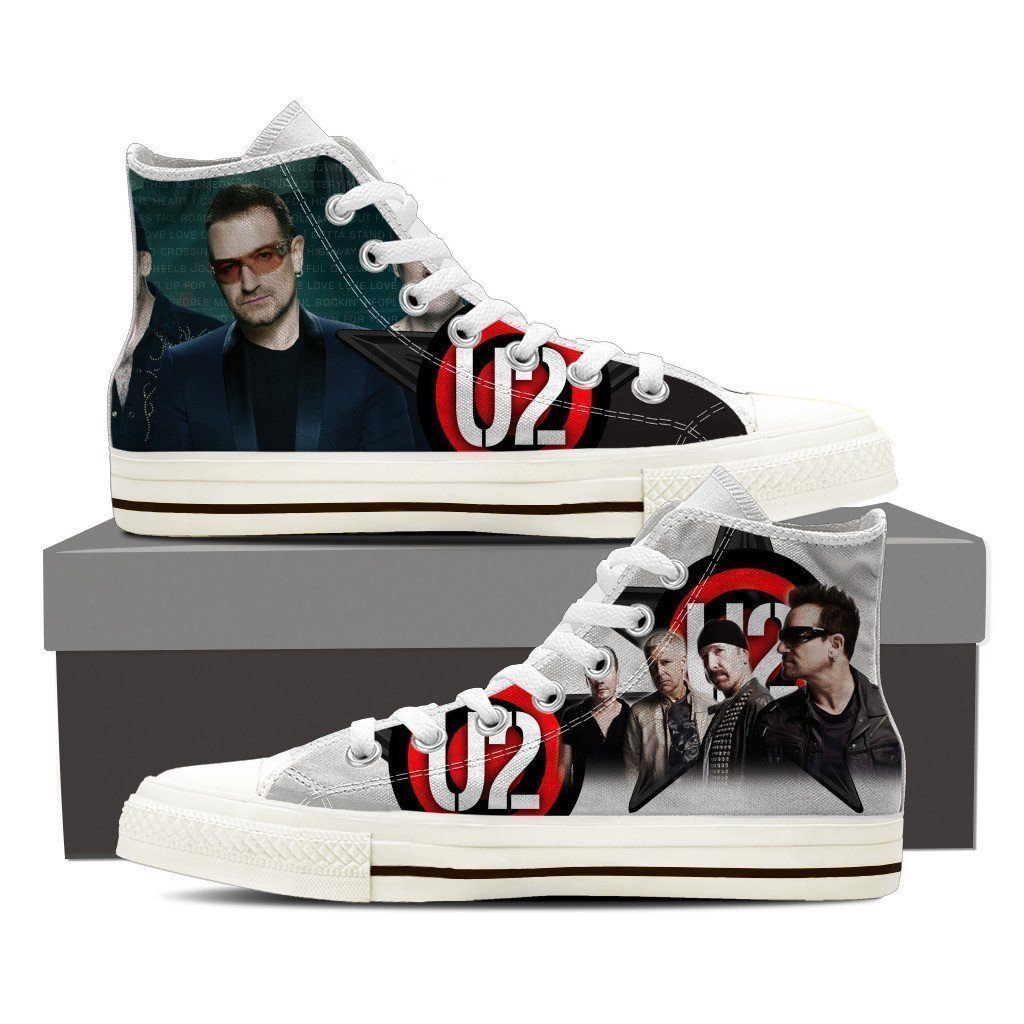 U2 Ladies High Top Sneakers