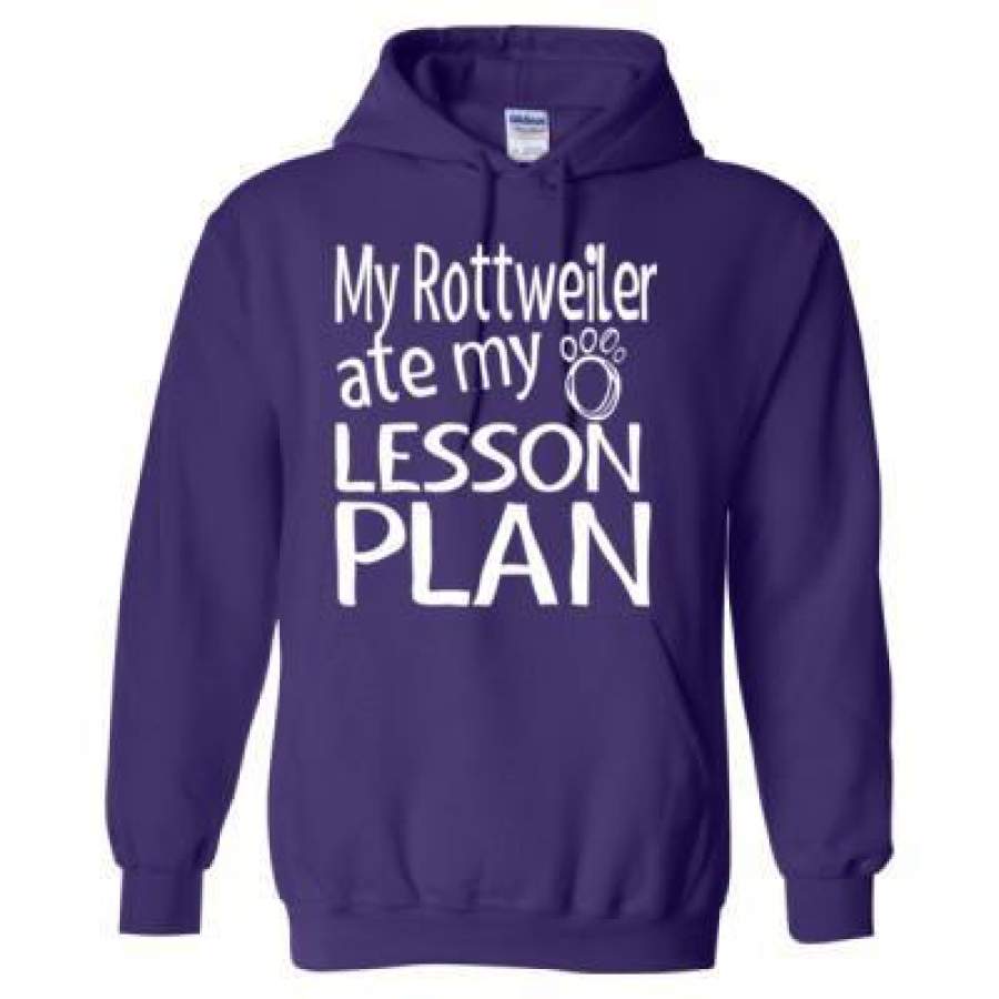 AGR My Rottweiler Ate My Lesson Plan – Heavy Blend™ Hooded Sweatshirt