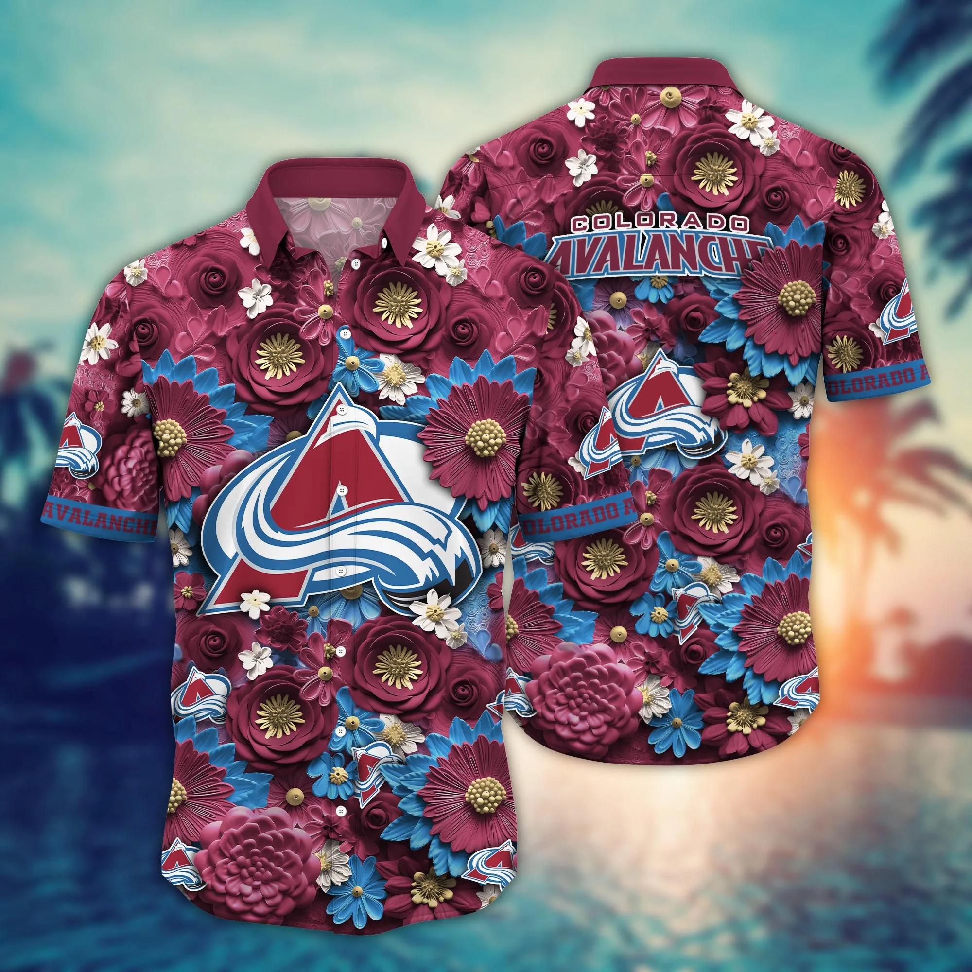 Colorado Avalanche Nhl Hawaiian Shirt Trending For This Summer Customize Shirt Any Team