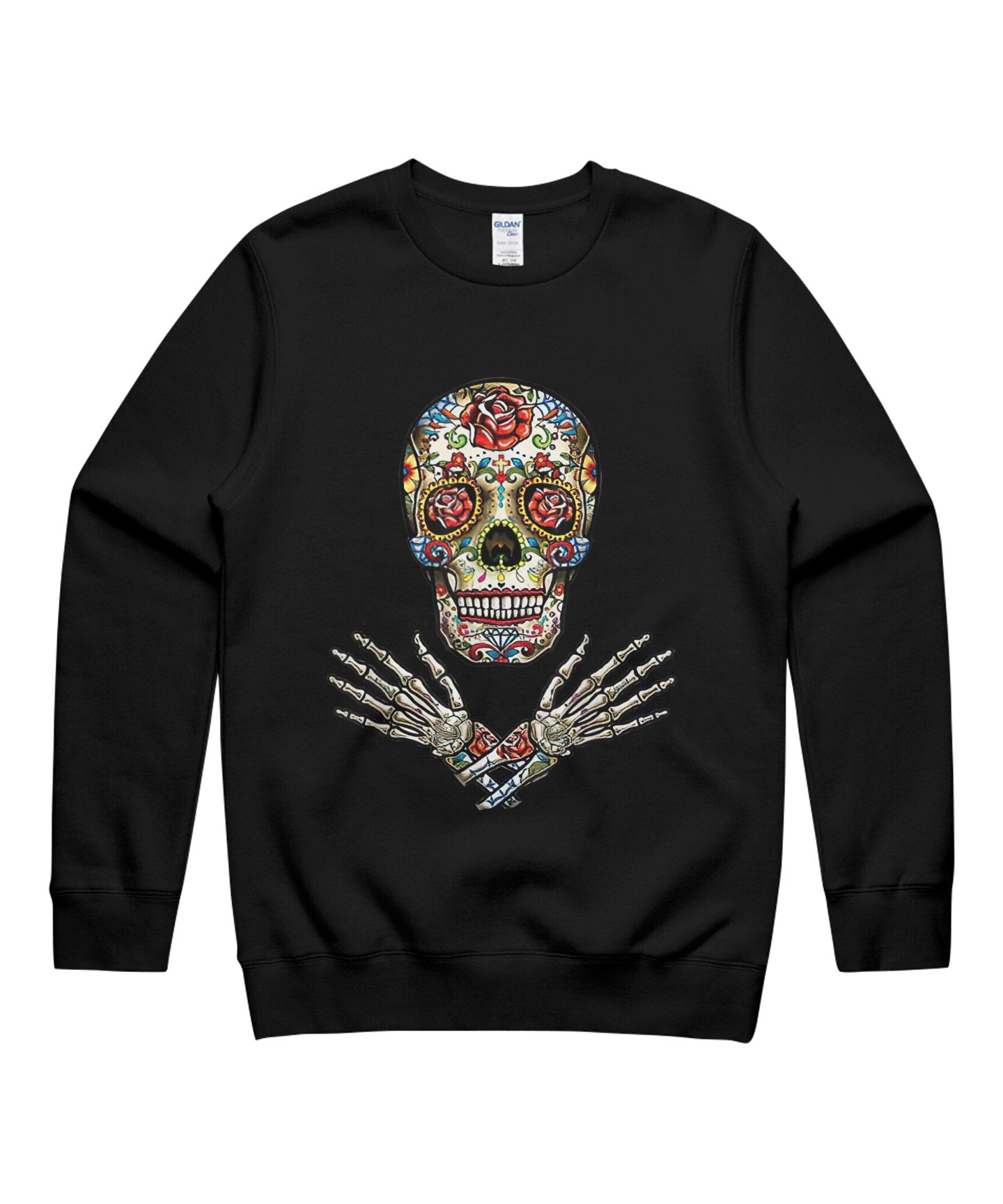 Sugar Skull Dia De Los Muertos Day Of The Dead Mens Womens T-Shirt Halloween T-Shirt Unisex Crewneck Sweatshirt