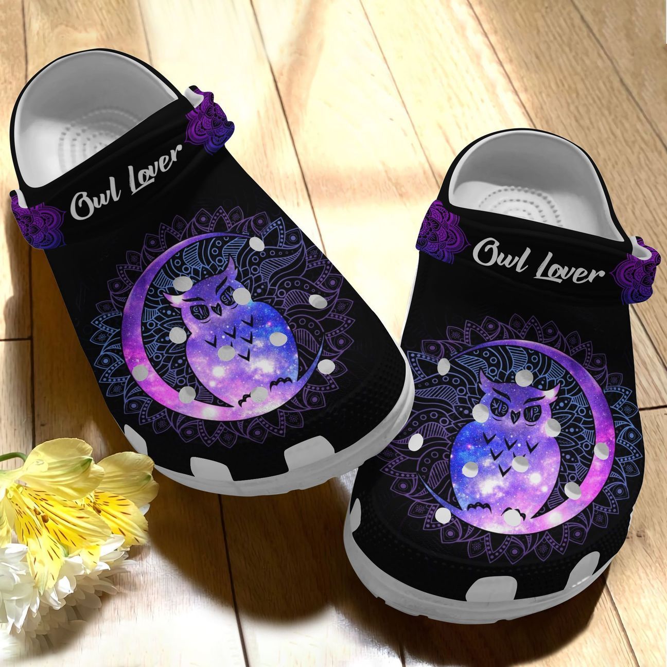 Owl Personalize Clog, Custom Name, Text, Fashion Style For Women, Men, Kid, Print 3D Just An Owl Lover