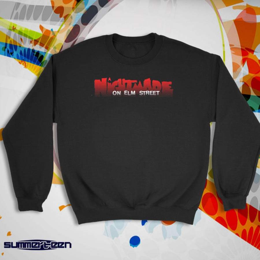 A Nightmare On Elm Street Logo Women’S Sweatshirt