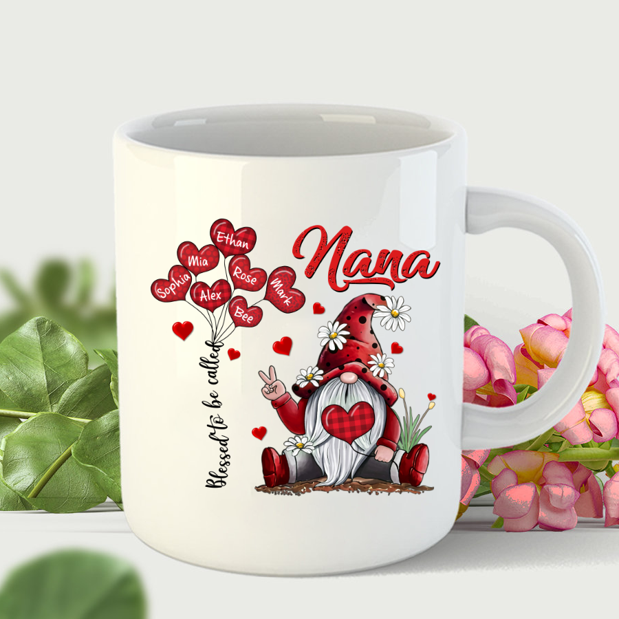 Blessed To Be Called Nana Gnome Mug