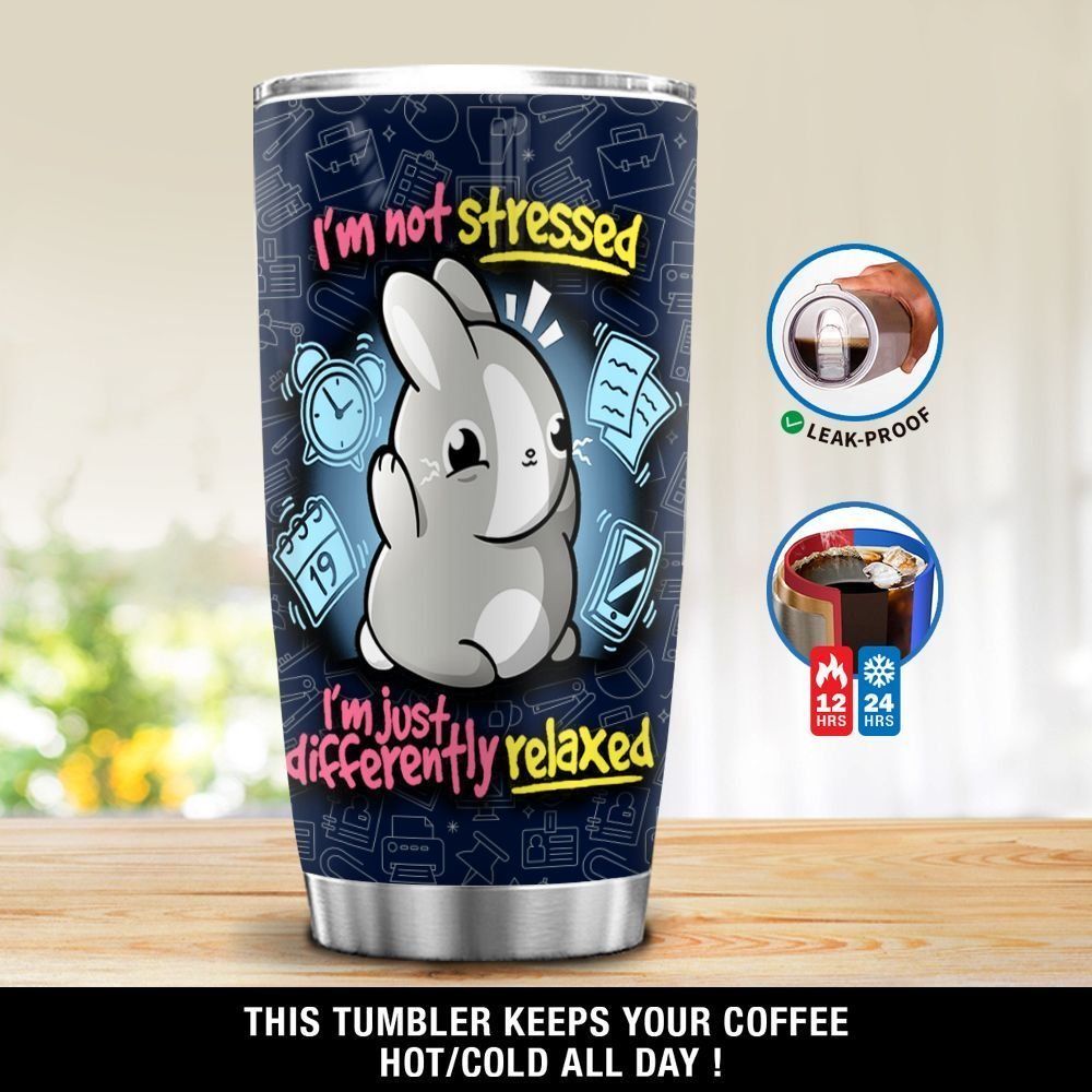 Bunny I’m Not Stress GS-2003TP Tumbler