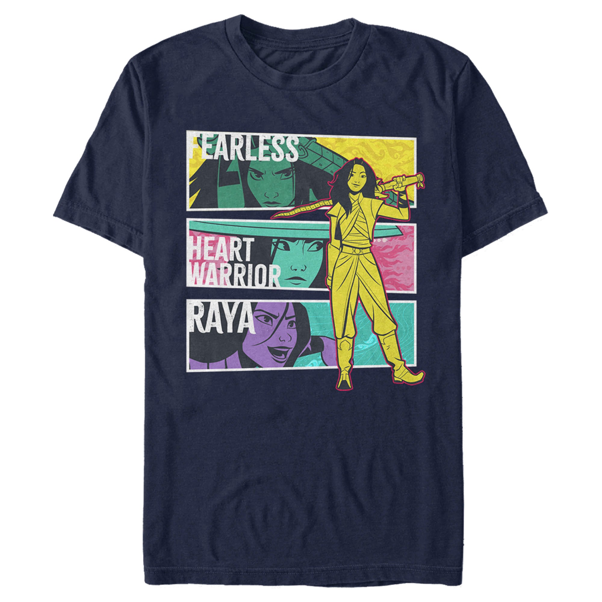 Raya And The Last Dragon Men’S Fearless Heart Warrior Raya  T-Shirt