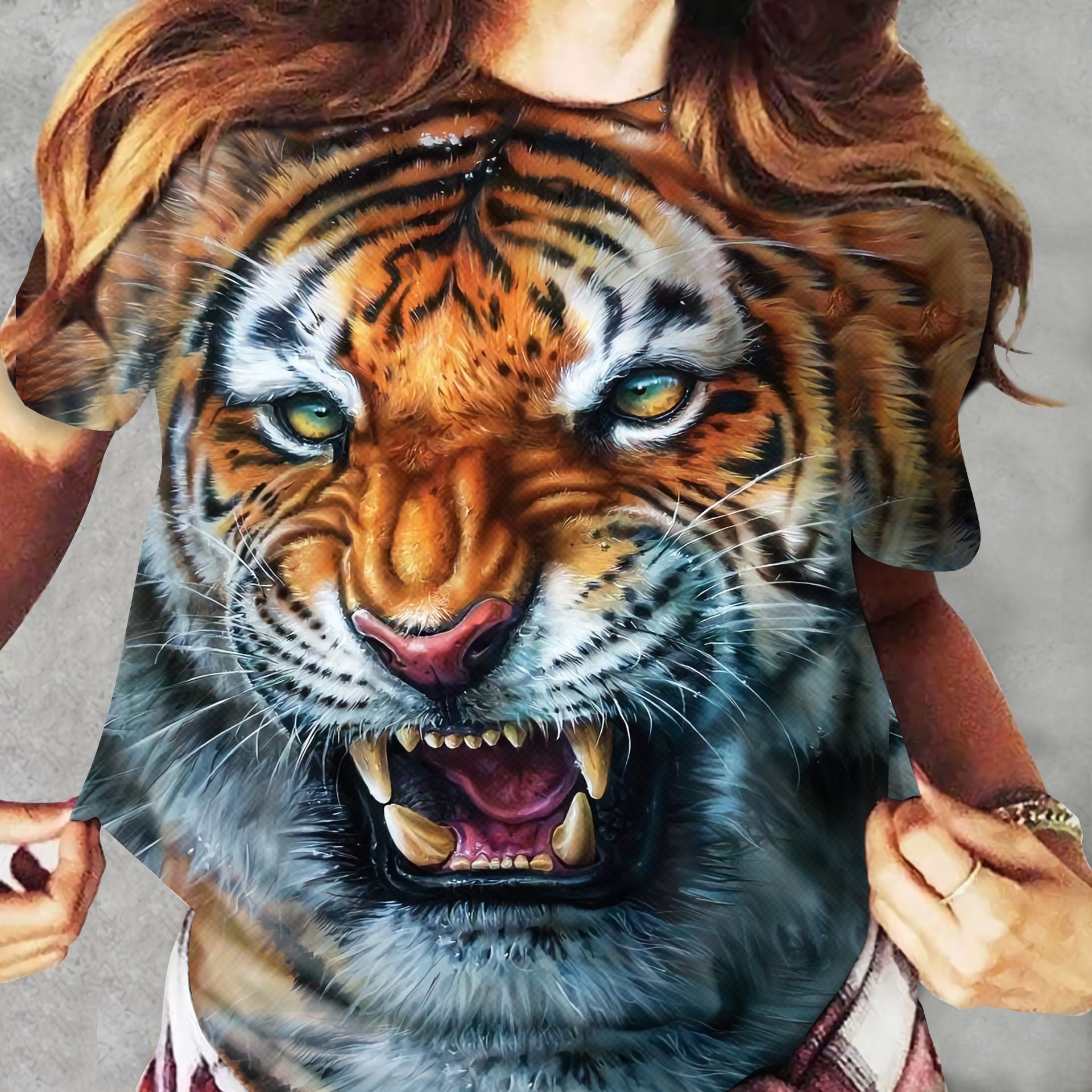 Tiger Ver05 Dadj190721Ltl Unisex 3D T-Shirt All Over Print