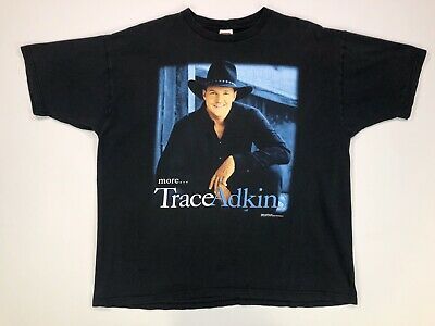 Vintage Trace Adkins T Shirt 2000 S  2 X Country Music Tour Concert 7811