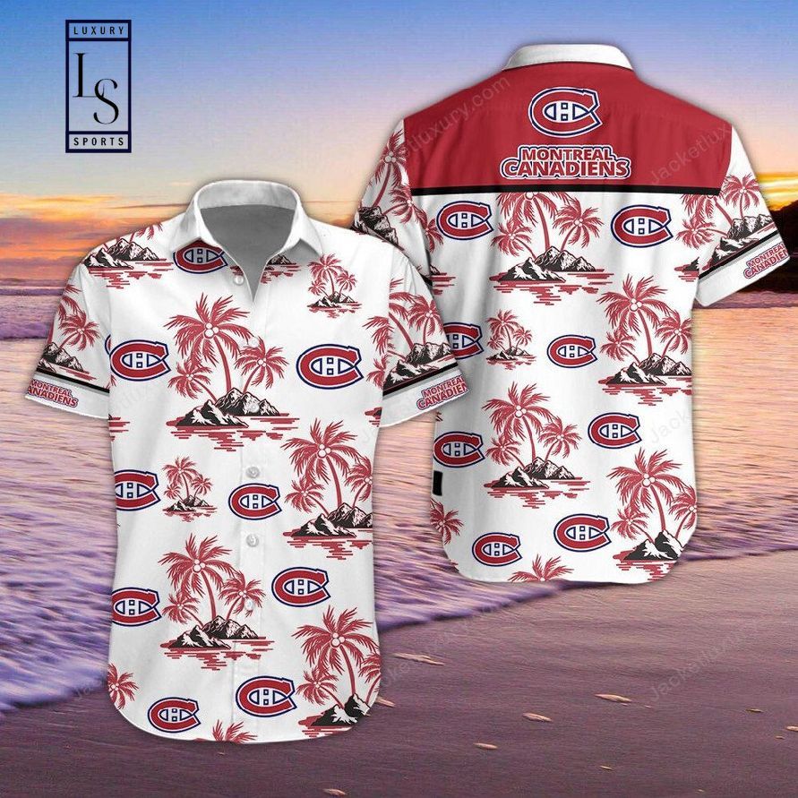 Montreal Canadiens Hawaiian Complete Outfit Shirt Set