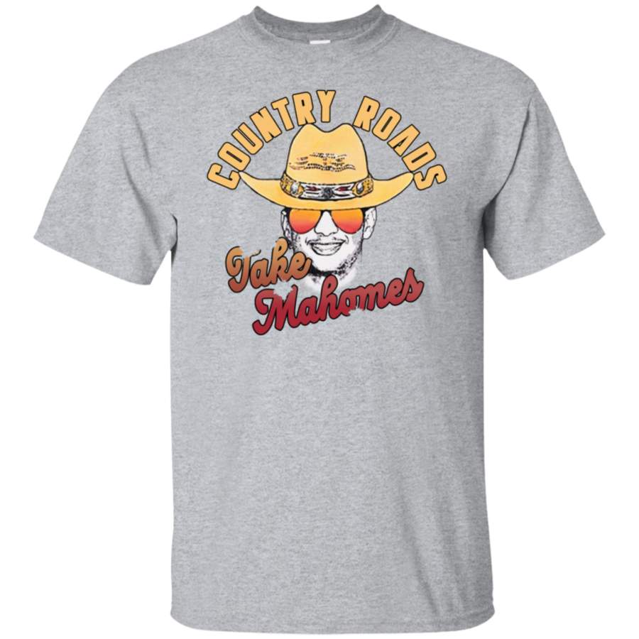 Patrick Country Roads Take Mahomes Home Kansas City White Shirt