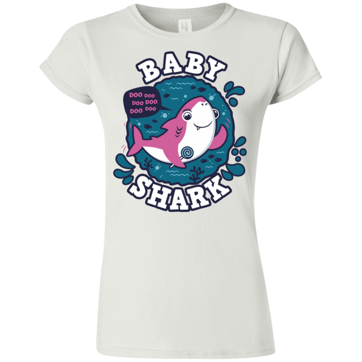 Shark Family Trazo – Baby Girl Junior Slimmer-Fit T-Shirt