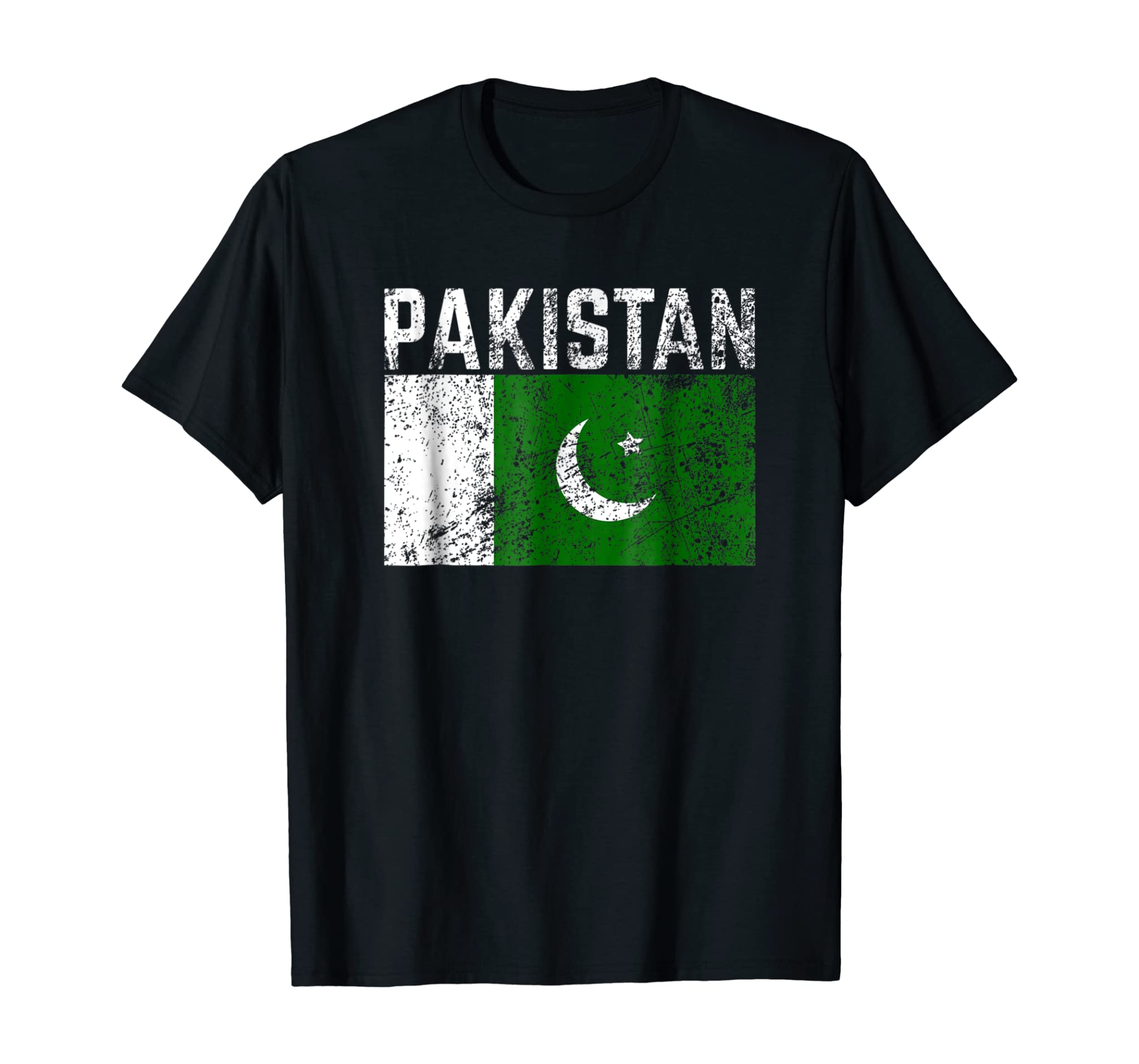 Pakistan Flag Shirt Vintage Independence Day Gift T-shirt