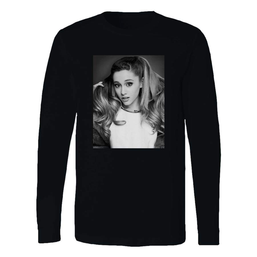 Ariana Grande Singer Billboard Long Sleeve T-Shirt