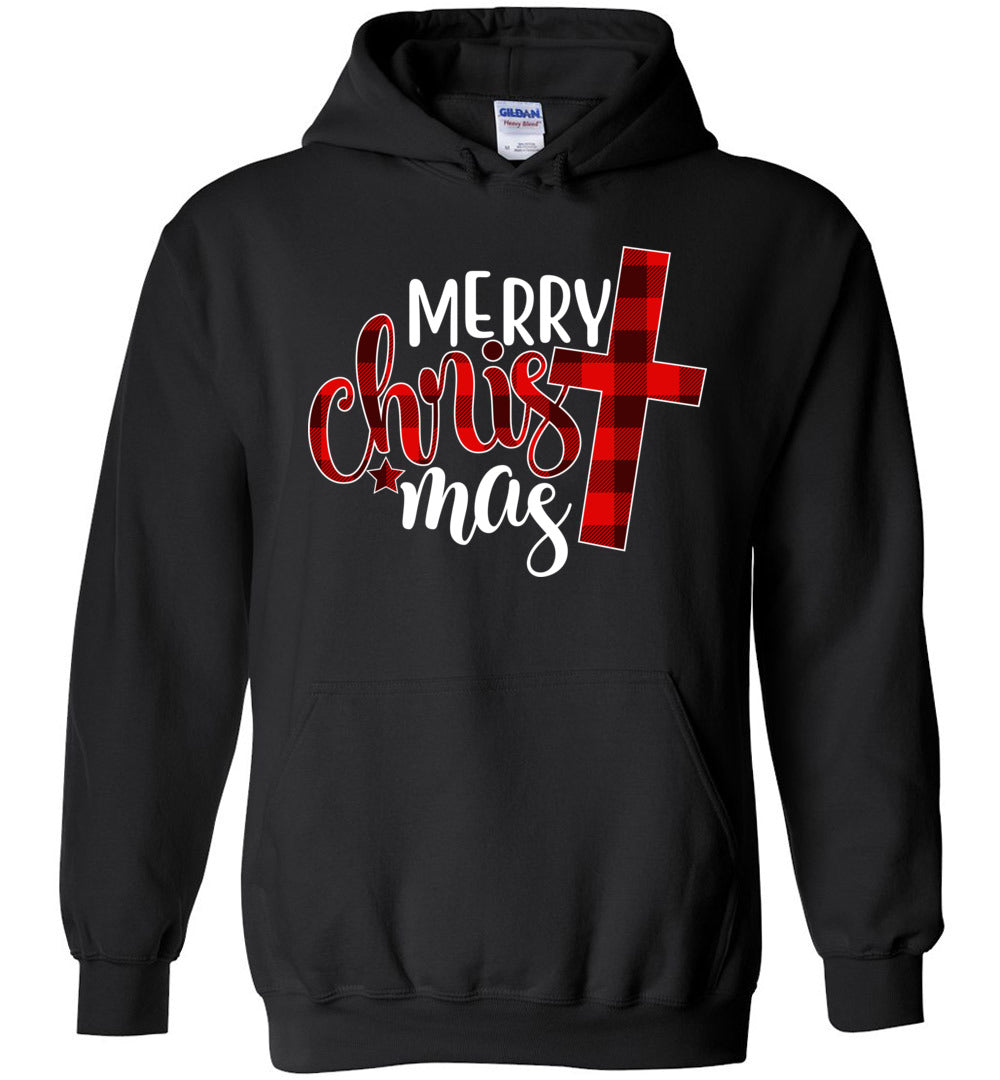 Merry Christ Mas Christian Christmas Hoodie