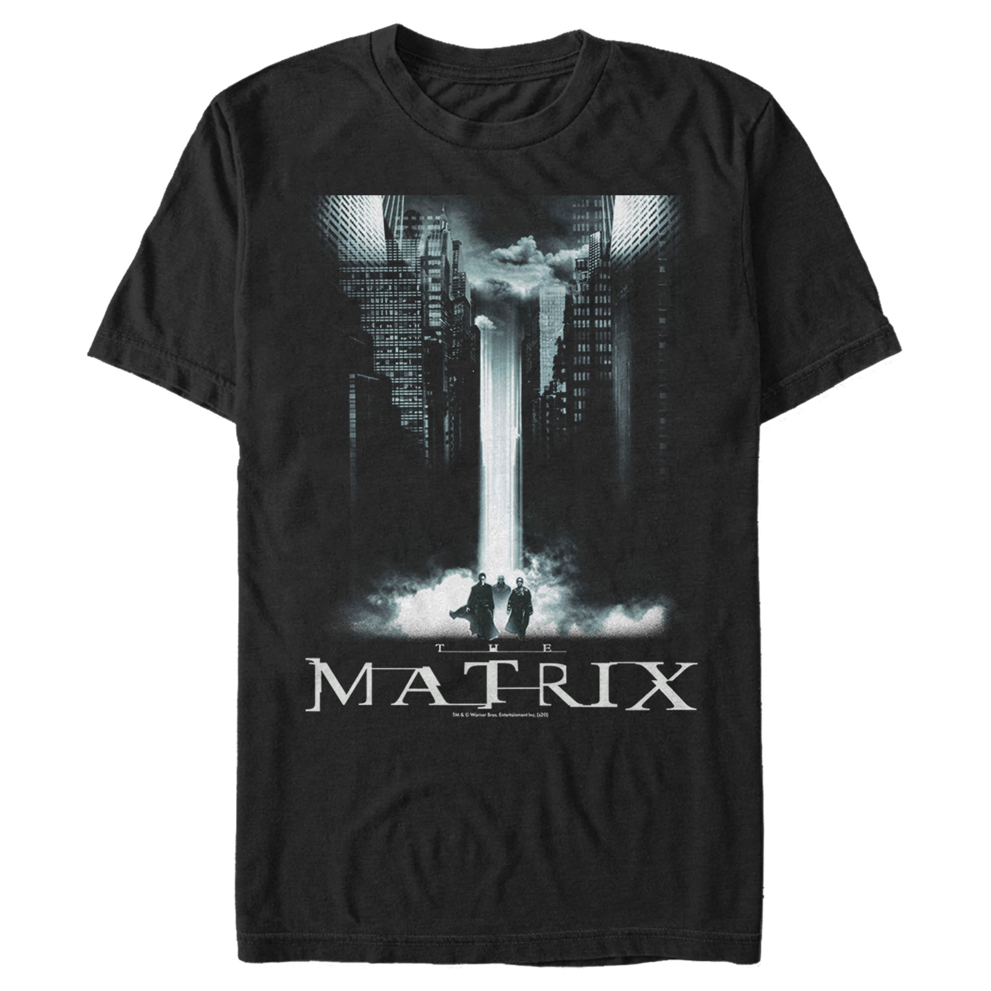 The Matrix Men’S Cityscape Poster  T-Shirt