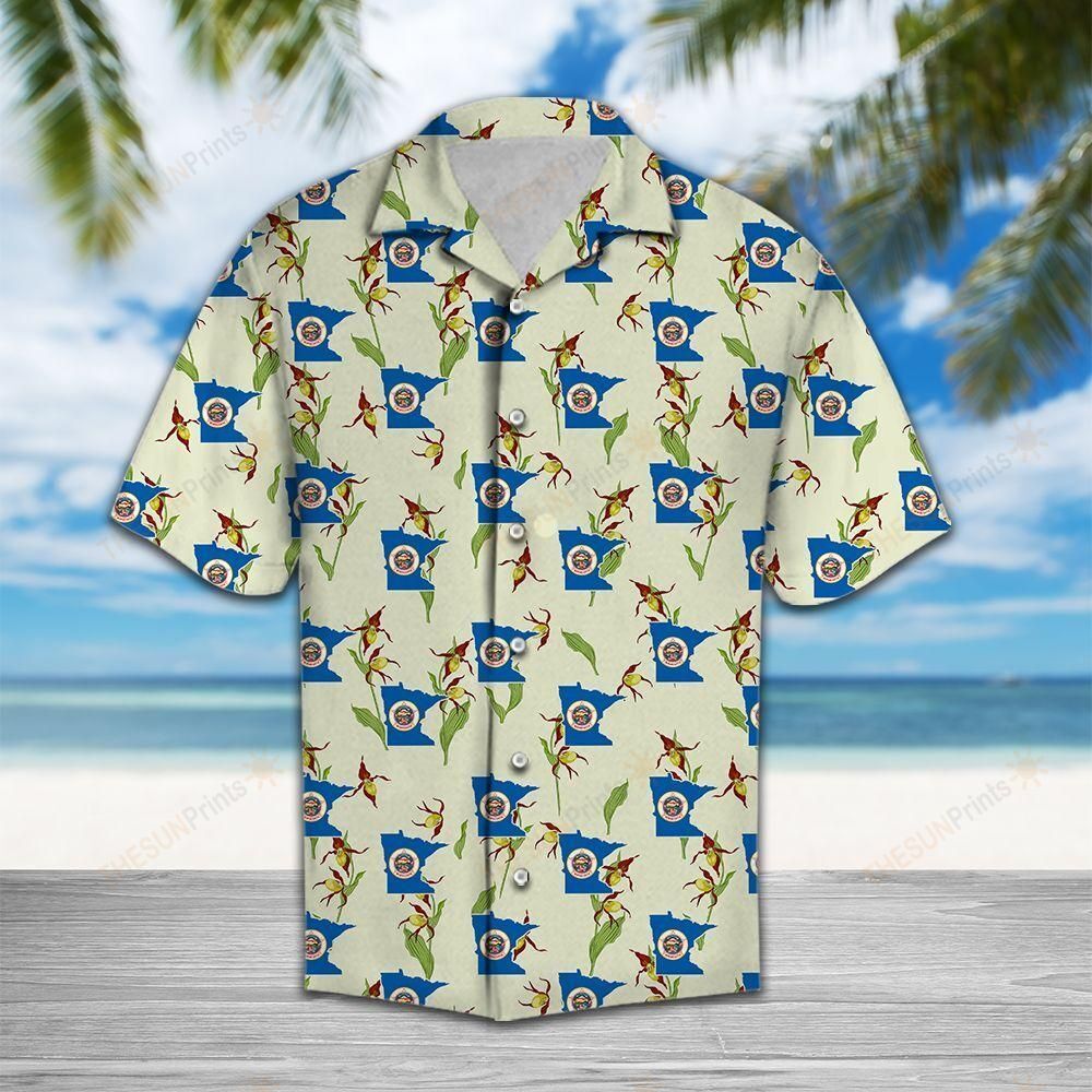 Minnesota Lady Slipper Hawaiian Shirt Ha15129