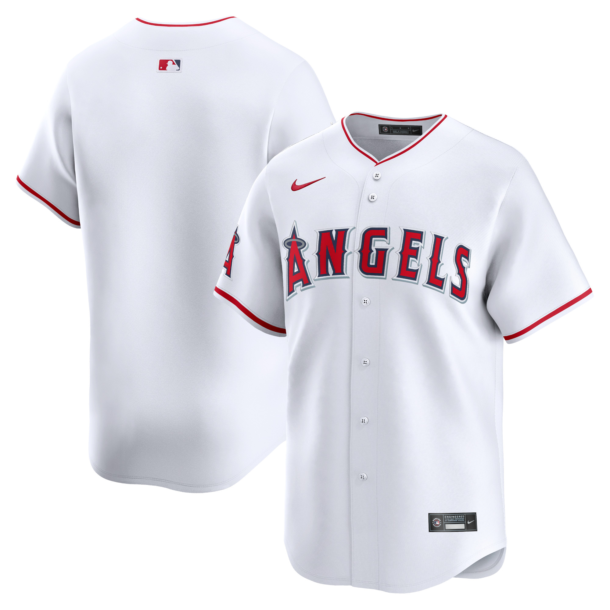 Los Angeles Angels Youth Home Limited Jersey – White