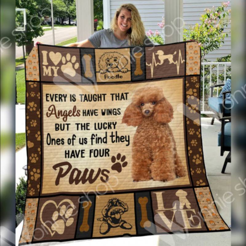 Poodle Dog Blanket DCB3002 67O50