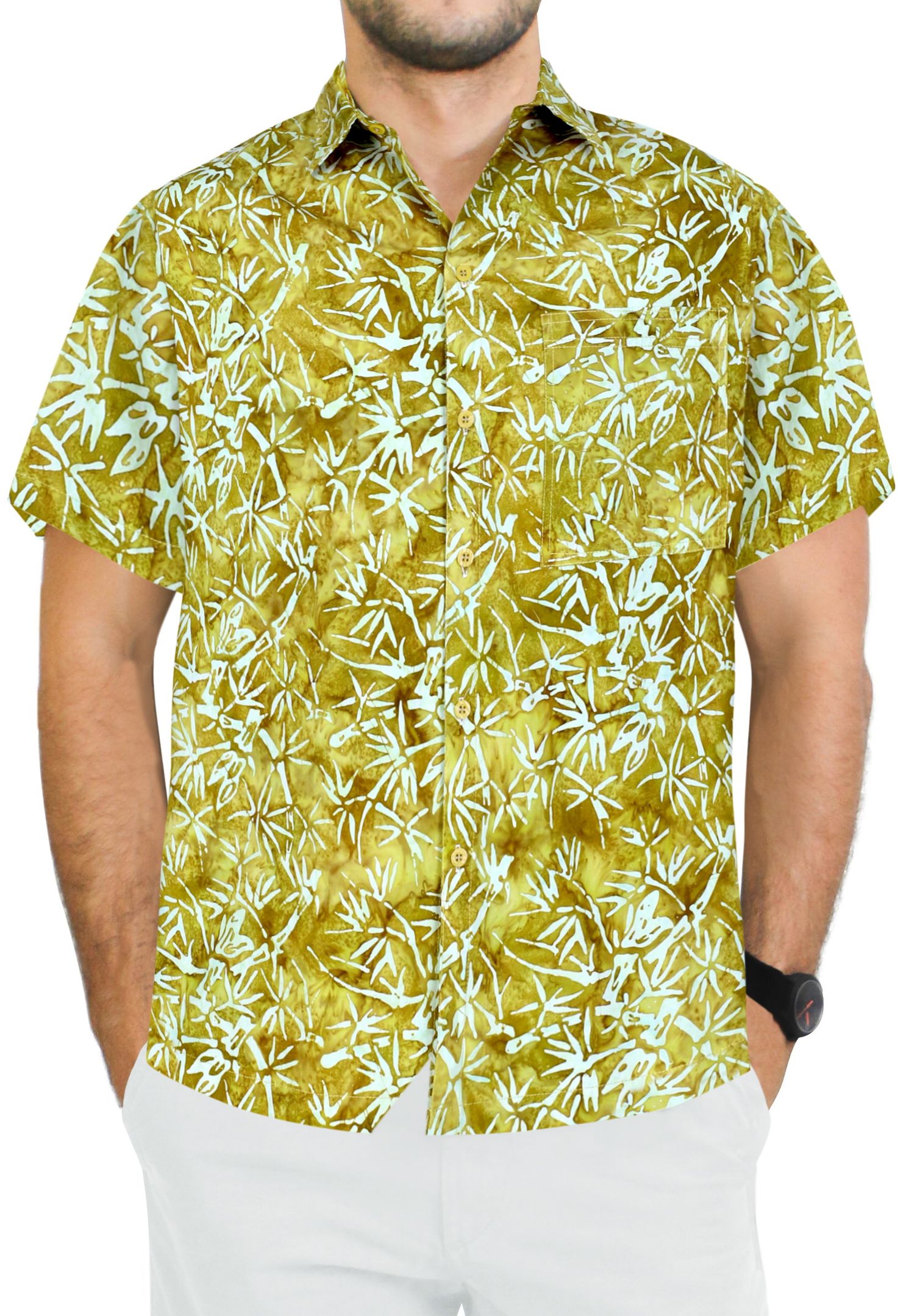 Happy Bay Yellow Nice Design Hawaii Shirt Ha26963