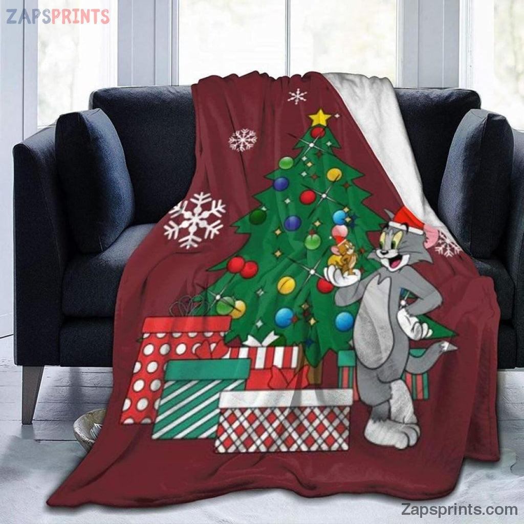 Tom And Jerry Movie Xmas Blanket