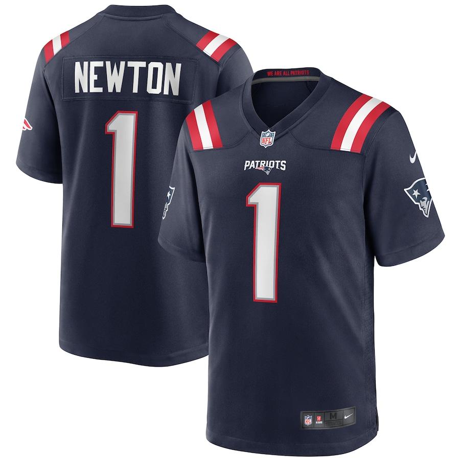 Cam Newton New England Patriots Nike Game Jersey – Navy