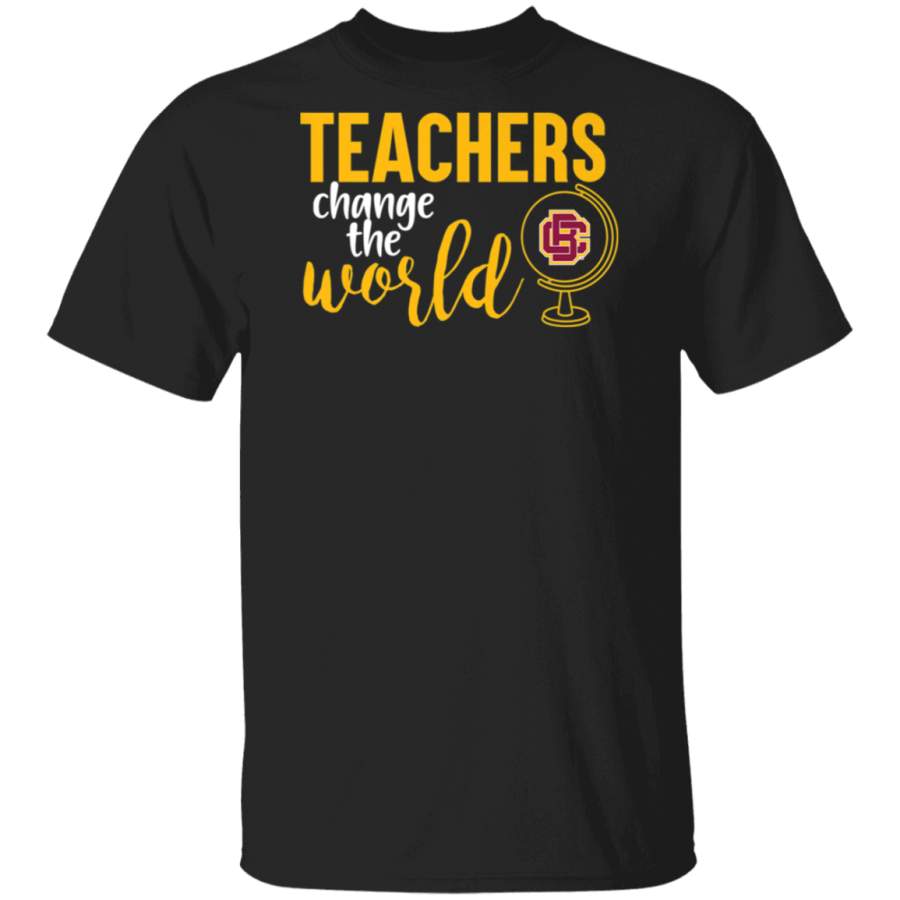 Bethune-cookman Wildcats Teachers Change The World Premium T-Shirt Hoodie Shirt