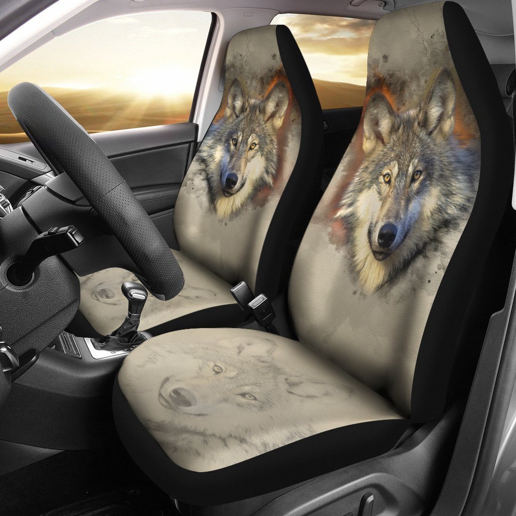 Wolf Leaders Animals Car Seat Cover