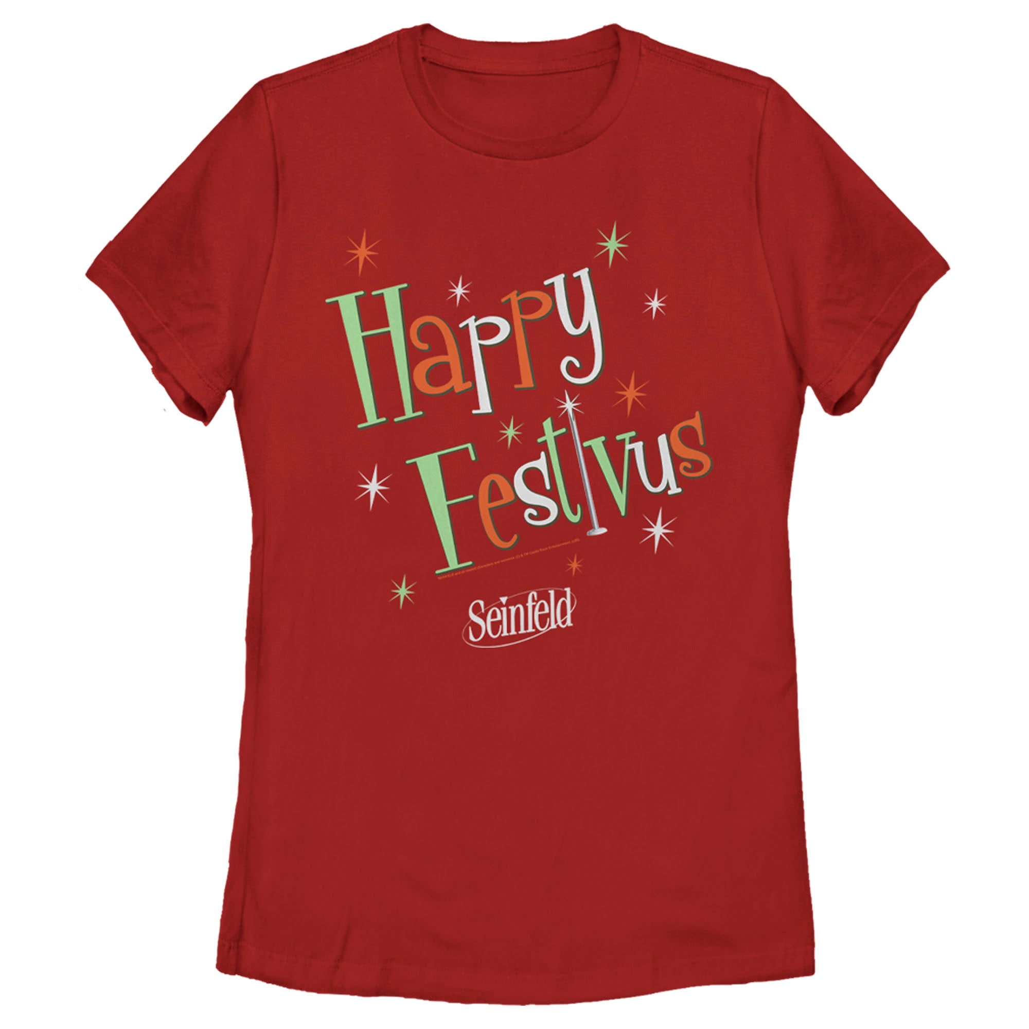 Seinfeld Women’S Happy Festivus  T-Shirt