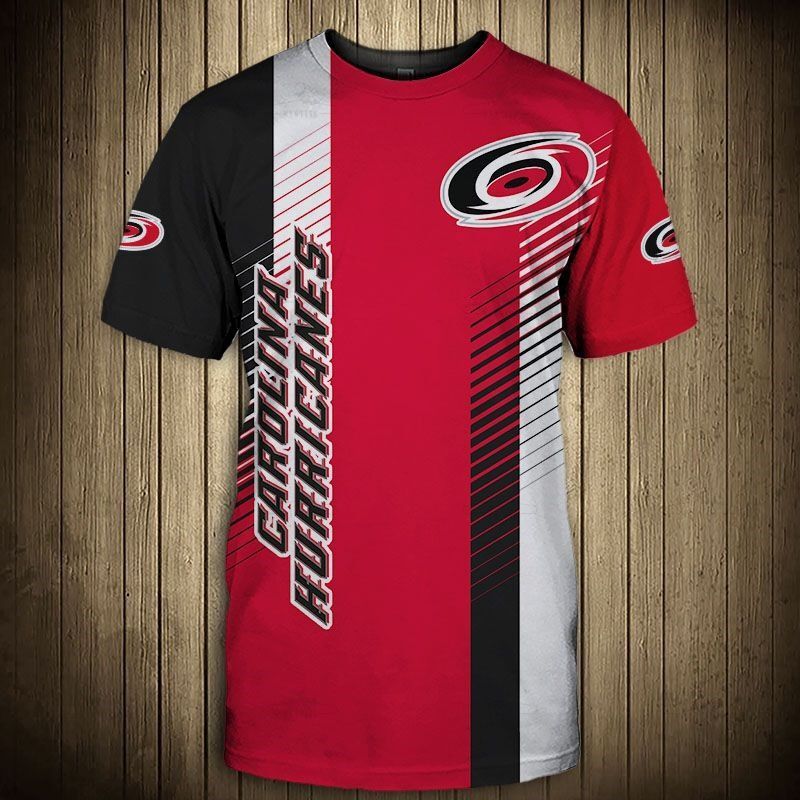 Carolina Hurricanes Shirt 3D Cool Design Short Sleeve