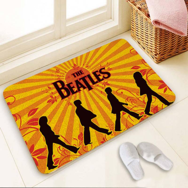 The beatles band full over print doormat – maria