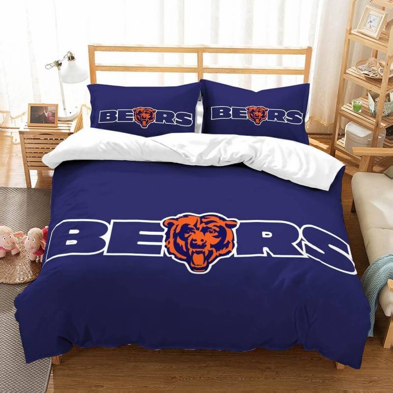 3D Customize Chicago Bears Et Bedroomet Bed3D Customize Bedding Set Duvet Cover Set Bedroom Set Bedlinen