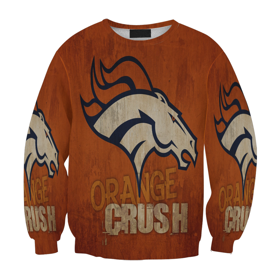 Denver Broncos Orange Crush V11 Gift For Fan 3D Full Printing Sweatshirt