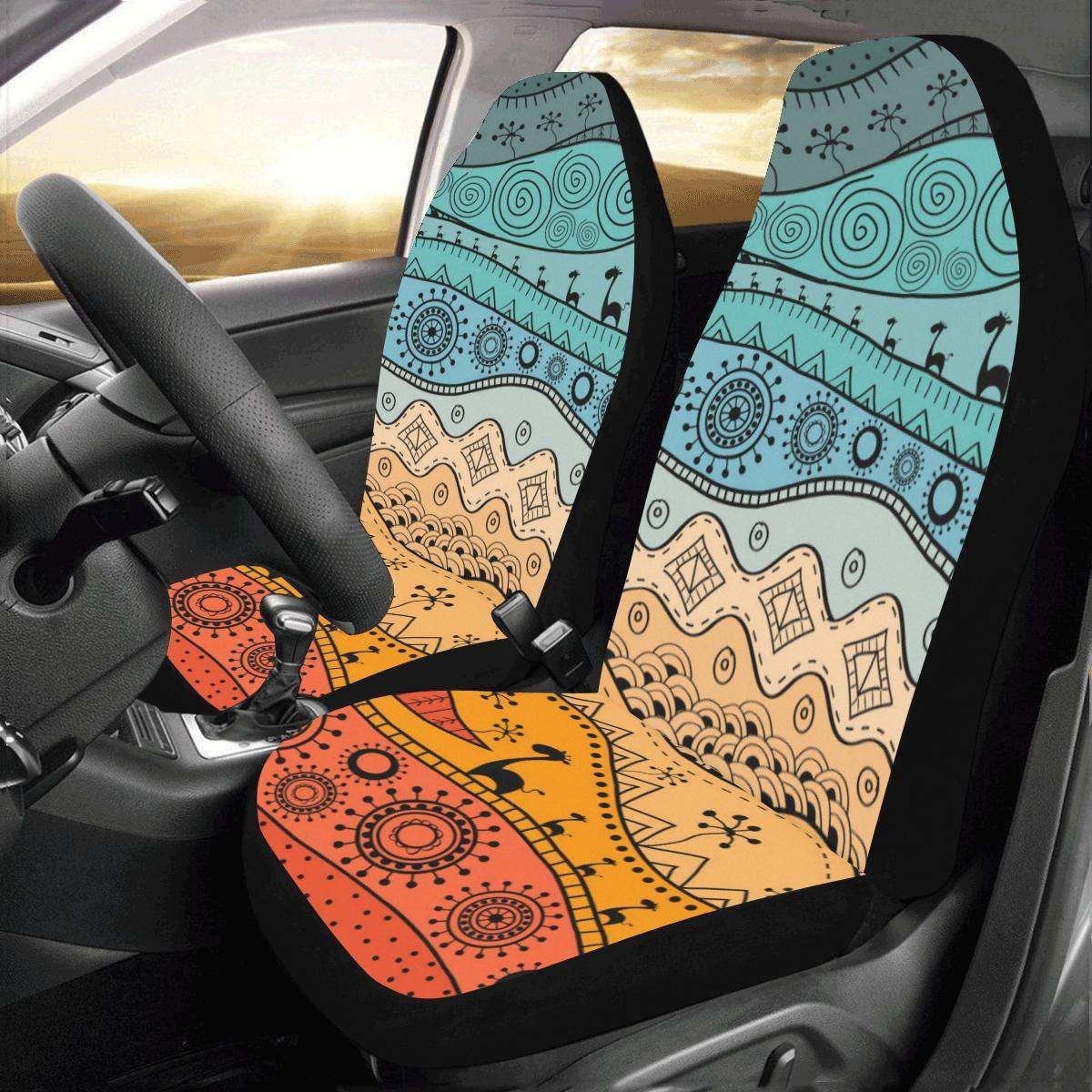 Tribal African Pattern Car Seat Covers