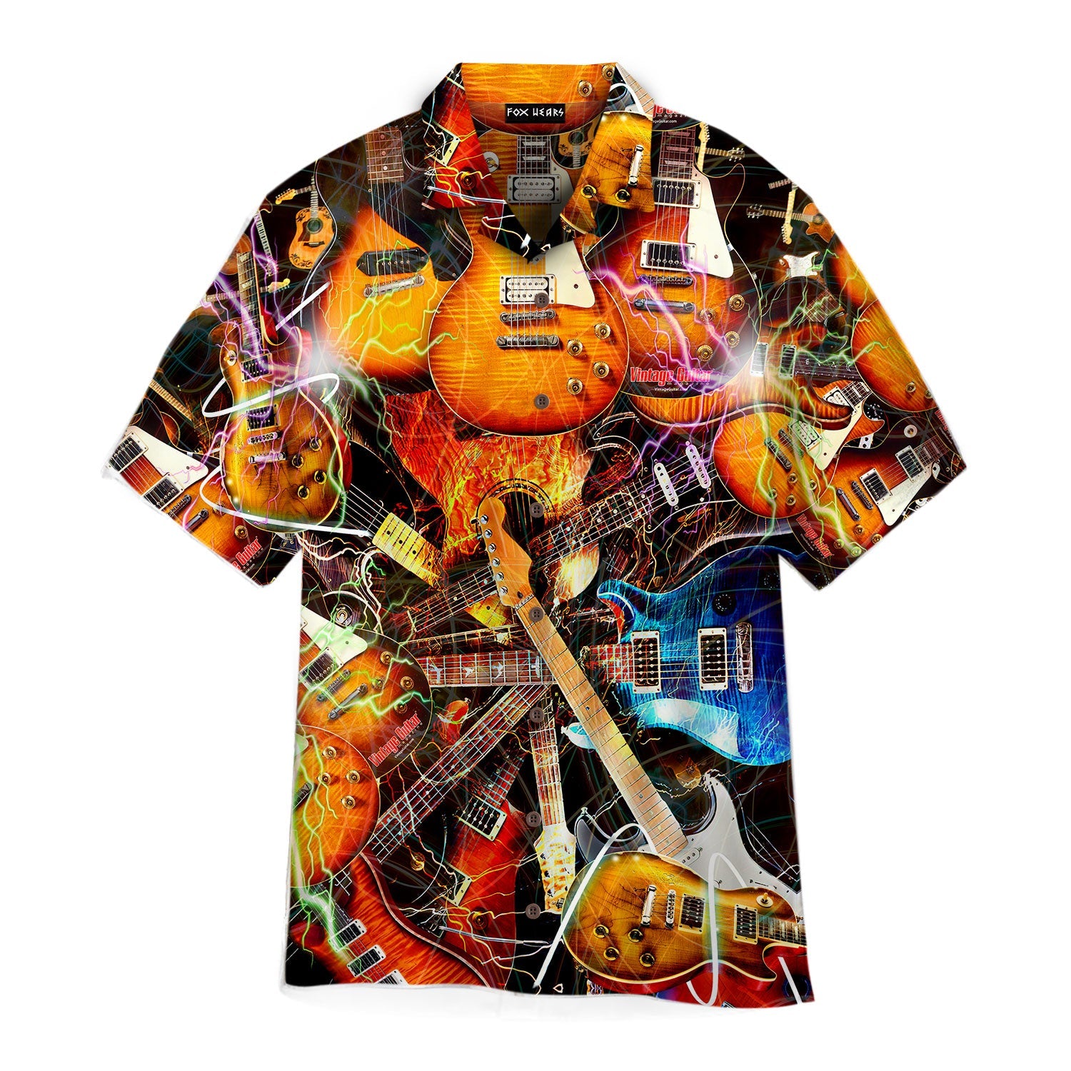 Guitar Vintage Hawaii Shirt For Men And Women Ha74514