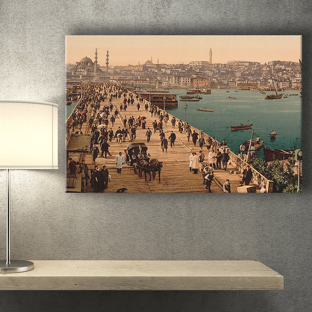 1800’S Istanbul Turkey Canvas Print – Canvas Painting, Canvas Art, Wall Art, Wall Decor