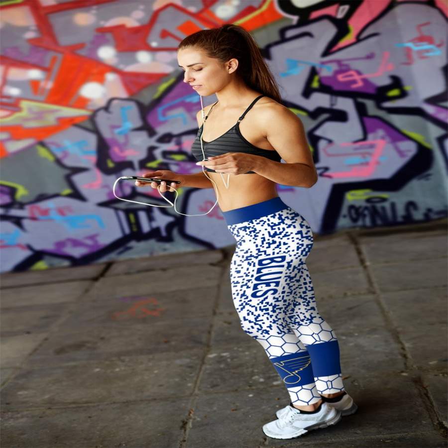 Incredible Patterns Luxury Nice St. Louis Blues Leggings