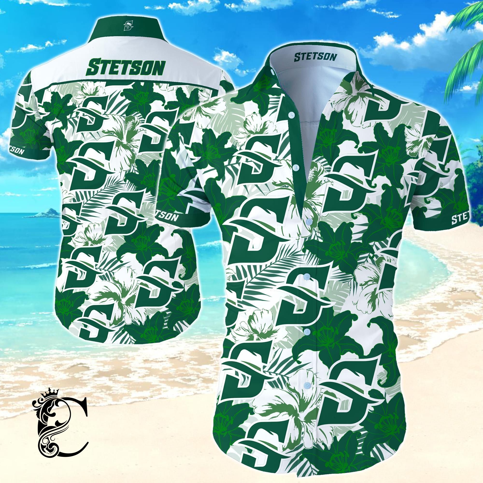 Beach Shirt Stetson Hatters Hawaiian Shirt- Chillicothemall