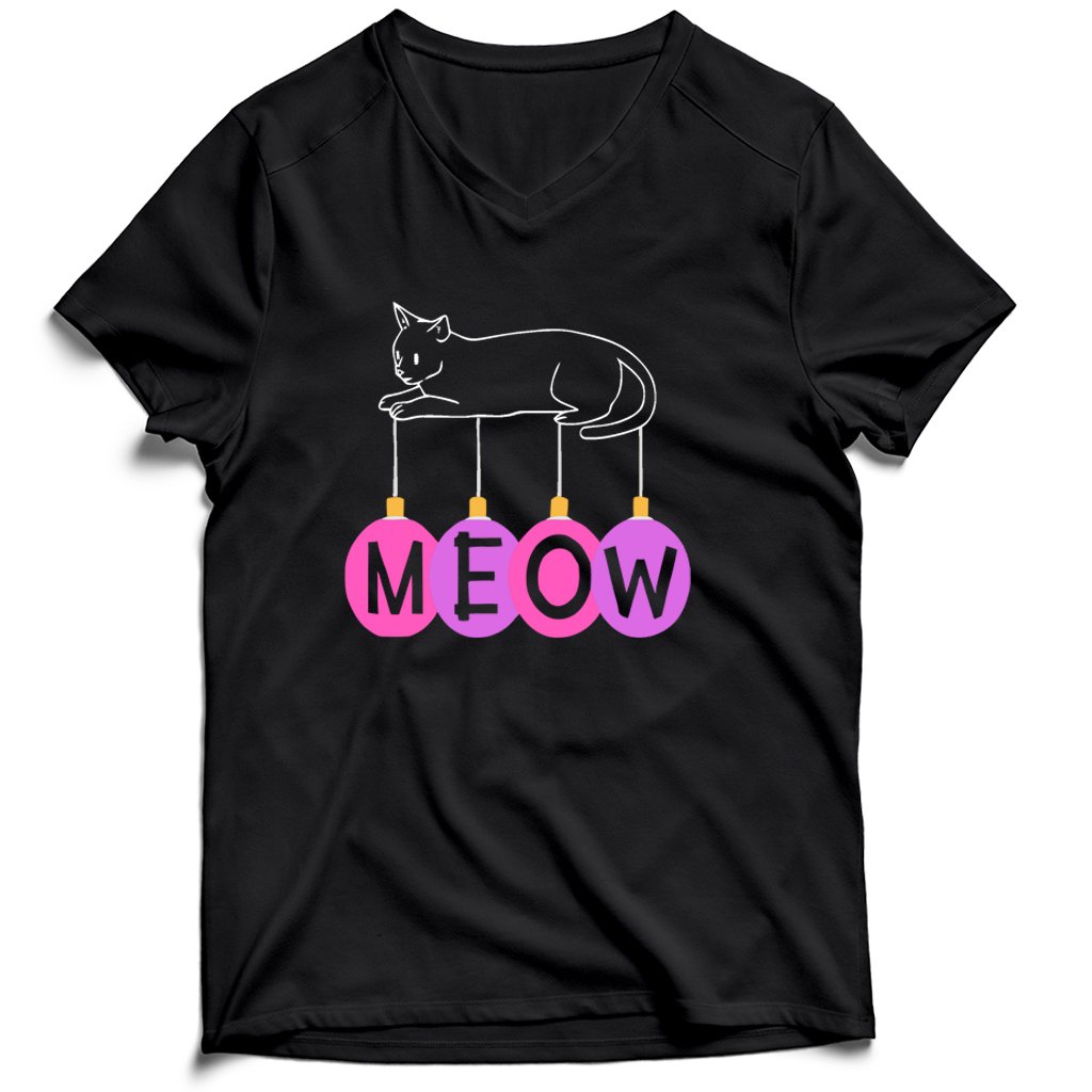 Are You Kitten Me Right Meow Zero Men’s V-Neck Tee T-Shirt